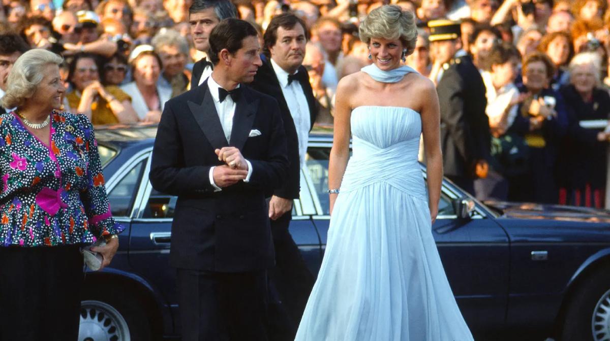 Cuando la princesa Diana llegó a Cannes como Cenicienta en 1987