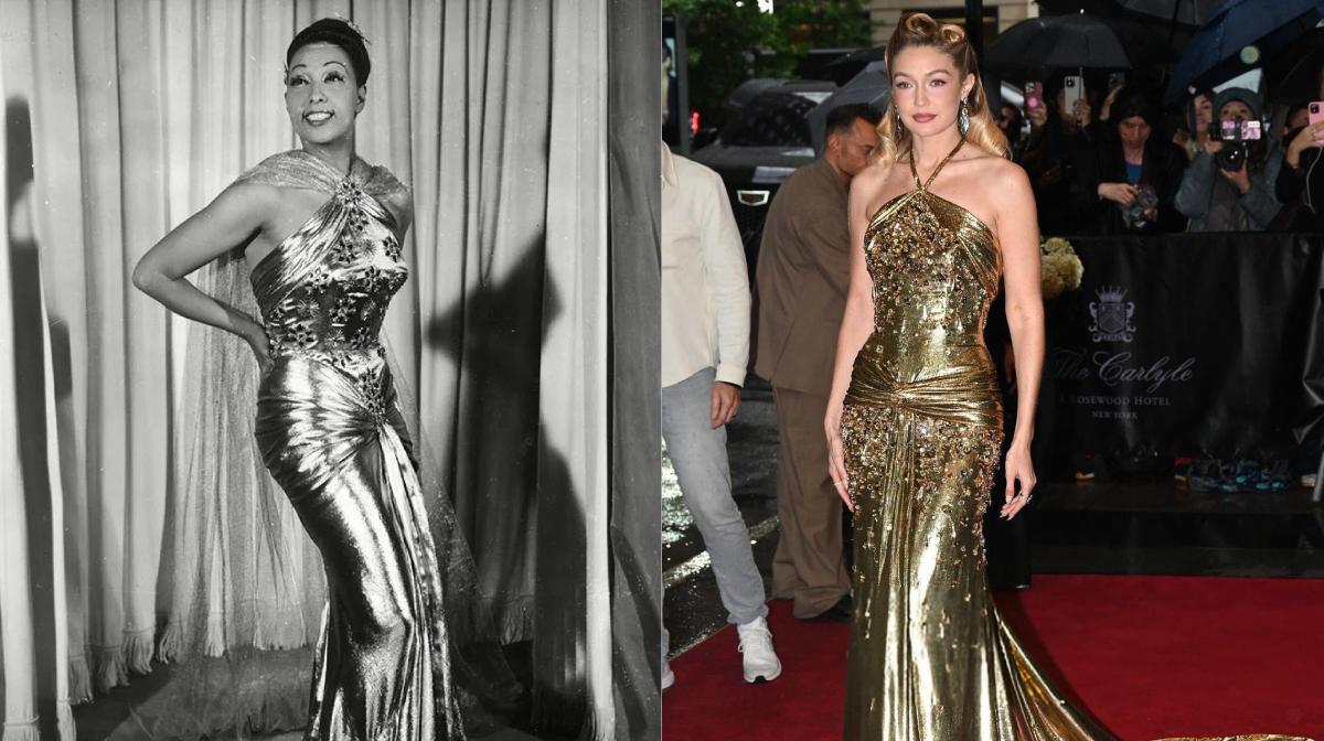 Josephine Baker, la musa del jazz que Gigi Hadid eligió para vestir en la Met Gala 2025