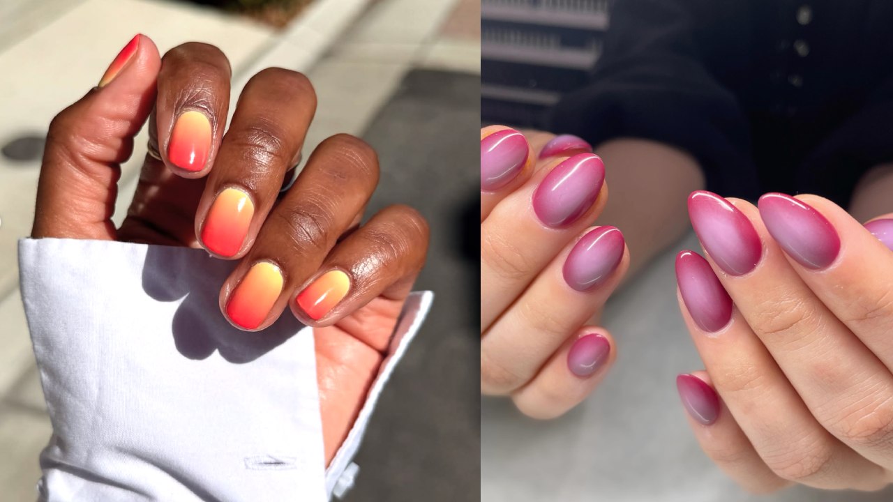 13 ideas inspiradoras de uñas cortas para agosto, desde cromadas hasta mini french