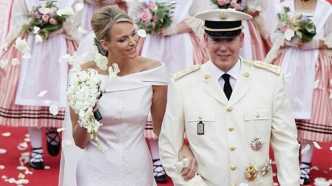 La royal bride que usó un vestido Armani con 40 mil cristales Swarovski