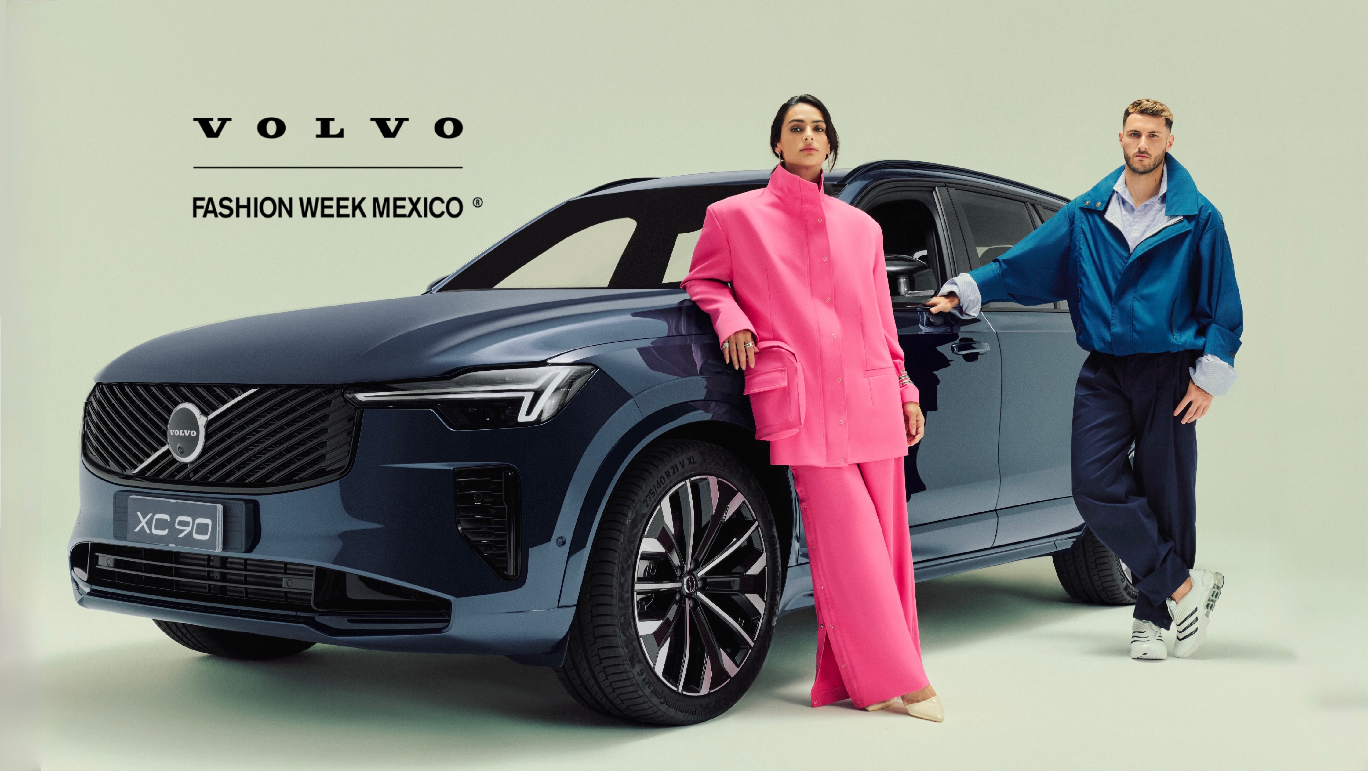 Renata Notni y Santiago Giménez, los embajadores de Volvo Fashion Week México