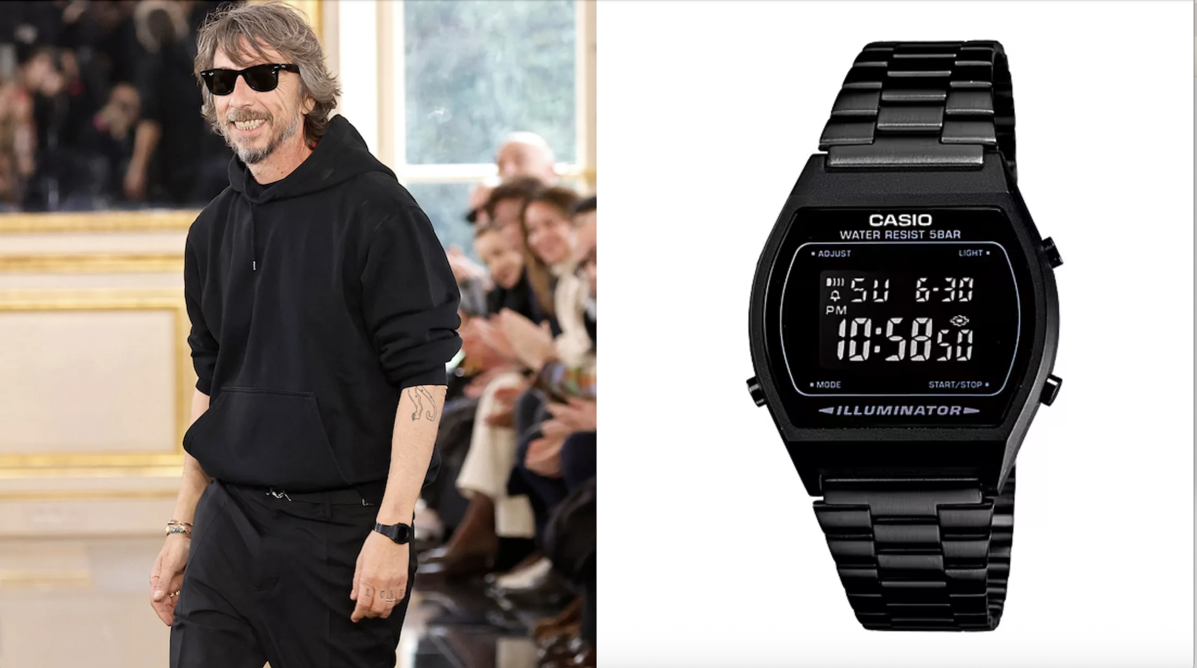 Pierpaolo Piccioli debutó en Balenciaga con este clásico reloj Casio de $60 dólares