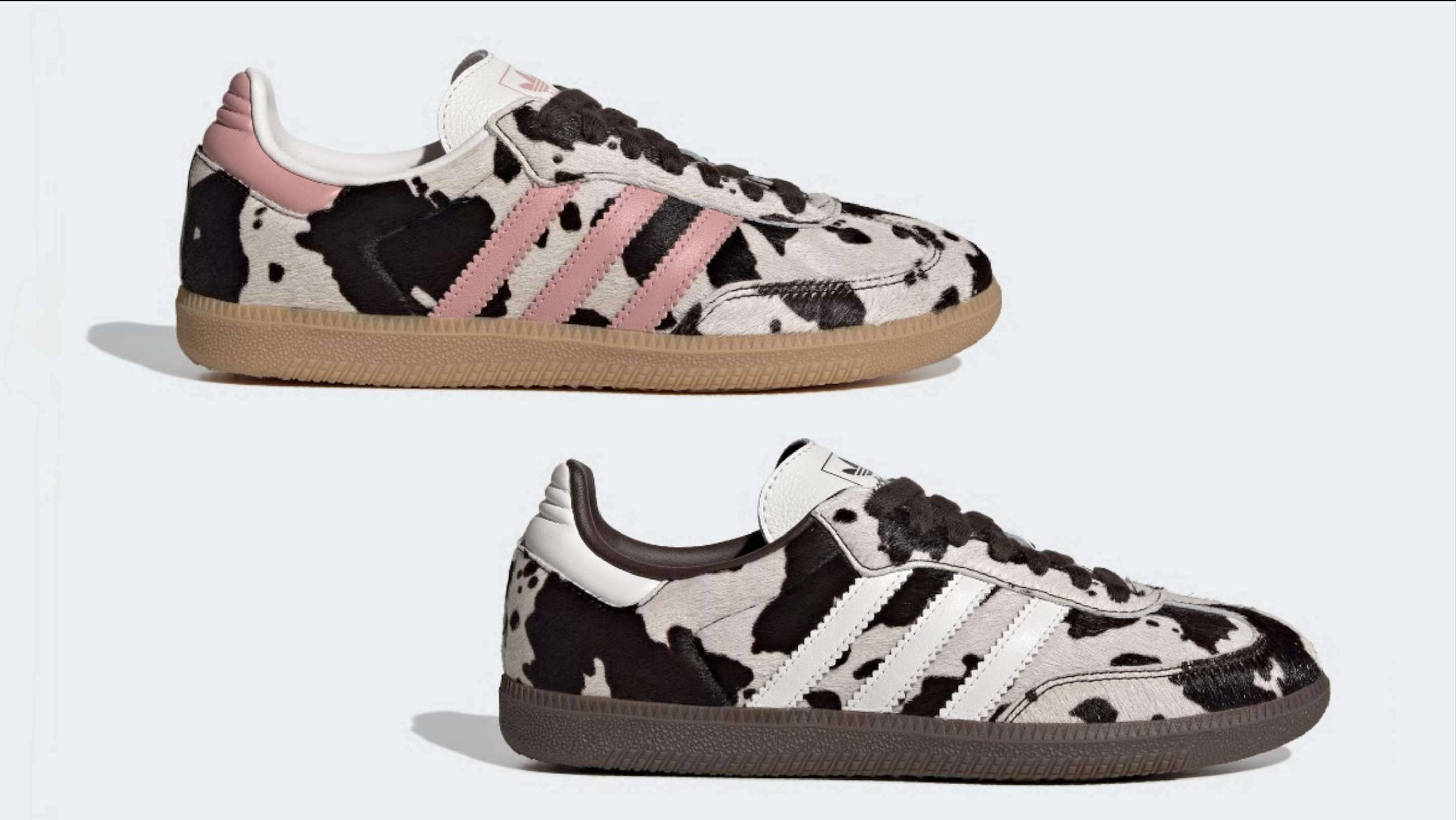 adidas lanza los Samba más dulces del año: Cow Print en rosa y chocolate