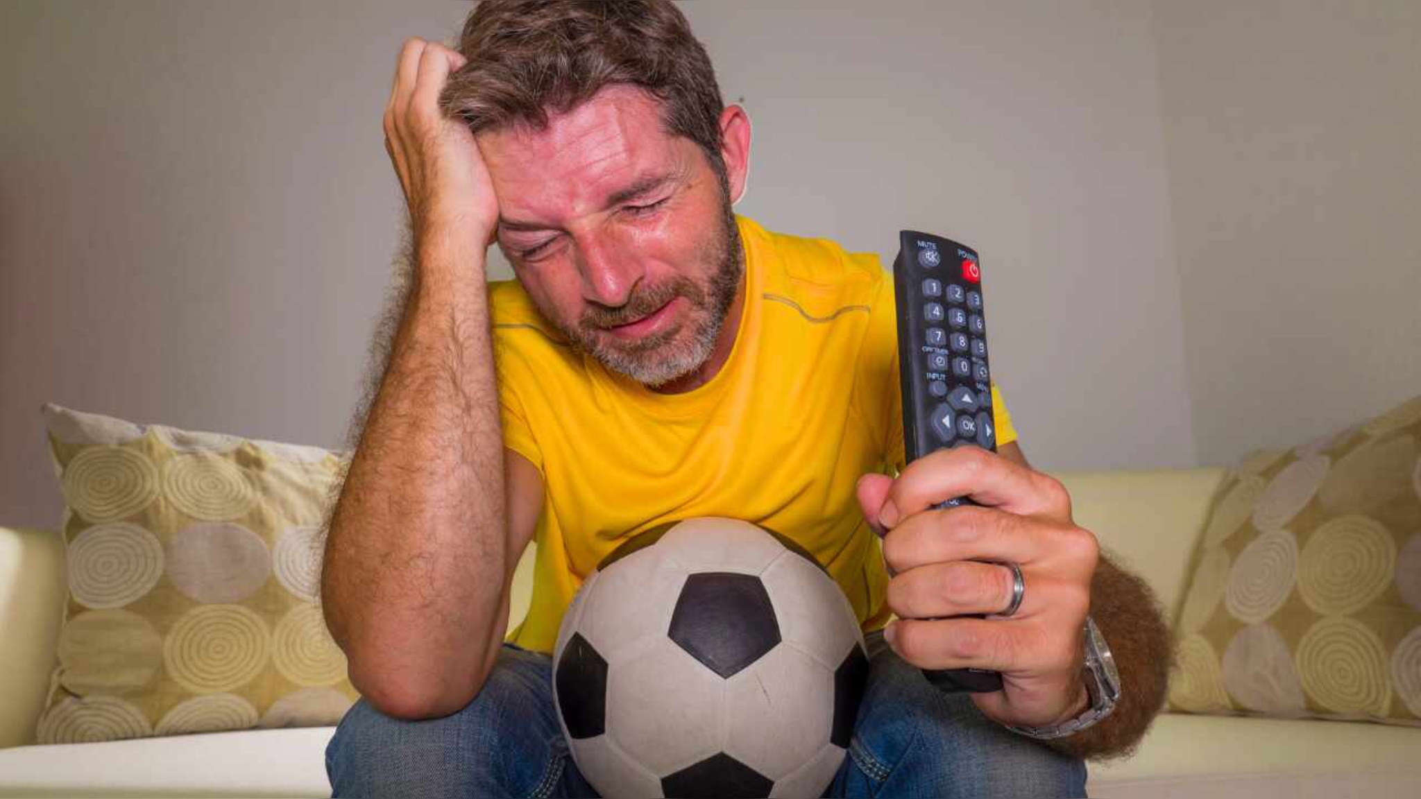 La ciencia explica por qué los hombres sufren más por el fútbol que por amor