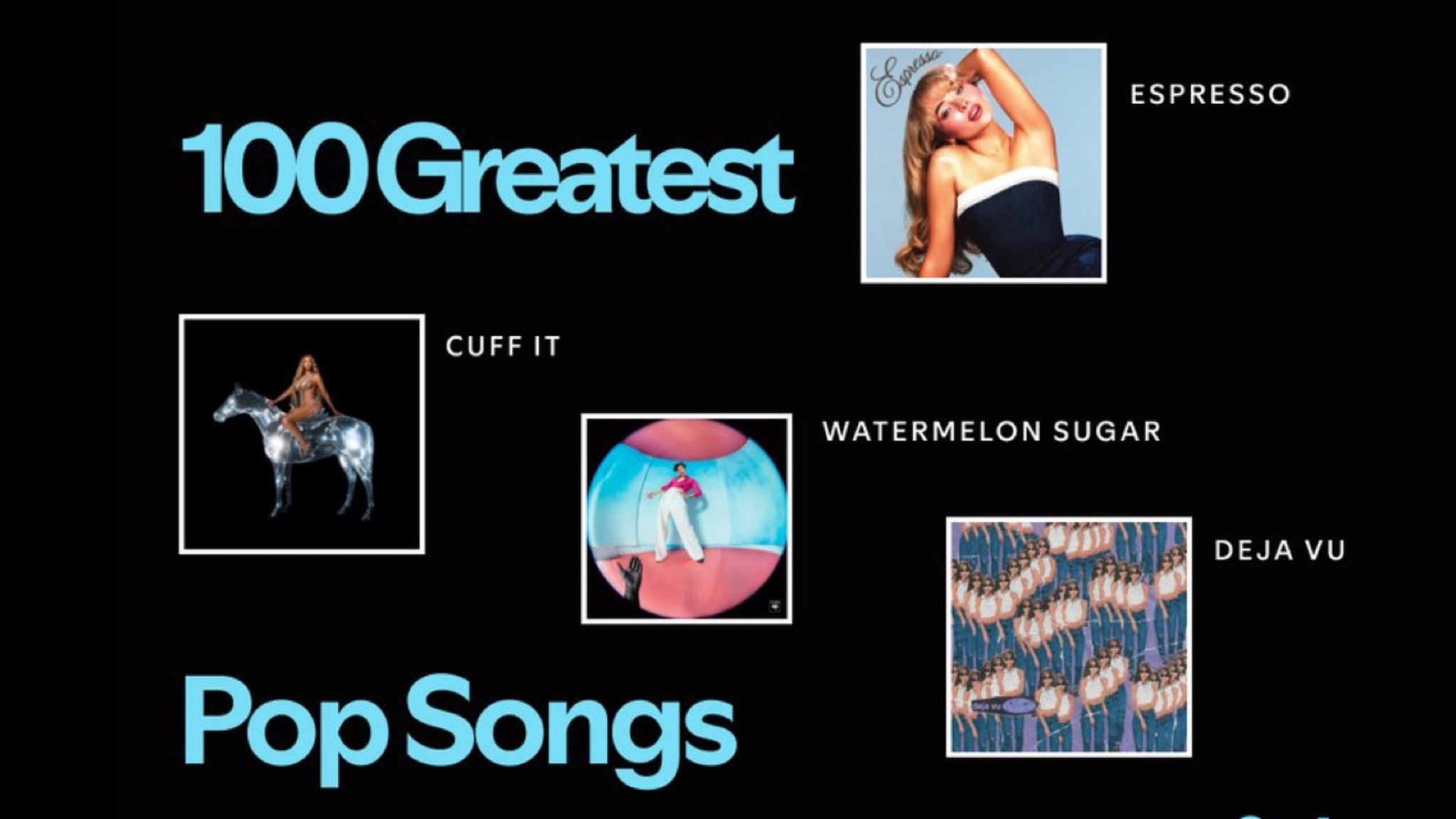 Spotify revela las 100 mejores canciones pop de la era del streaming