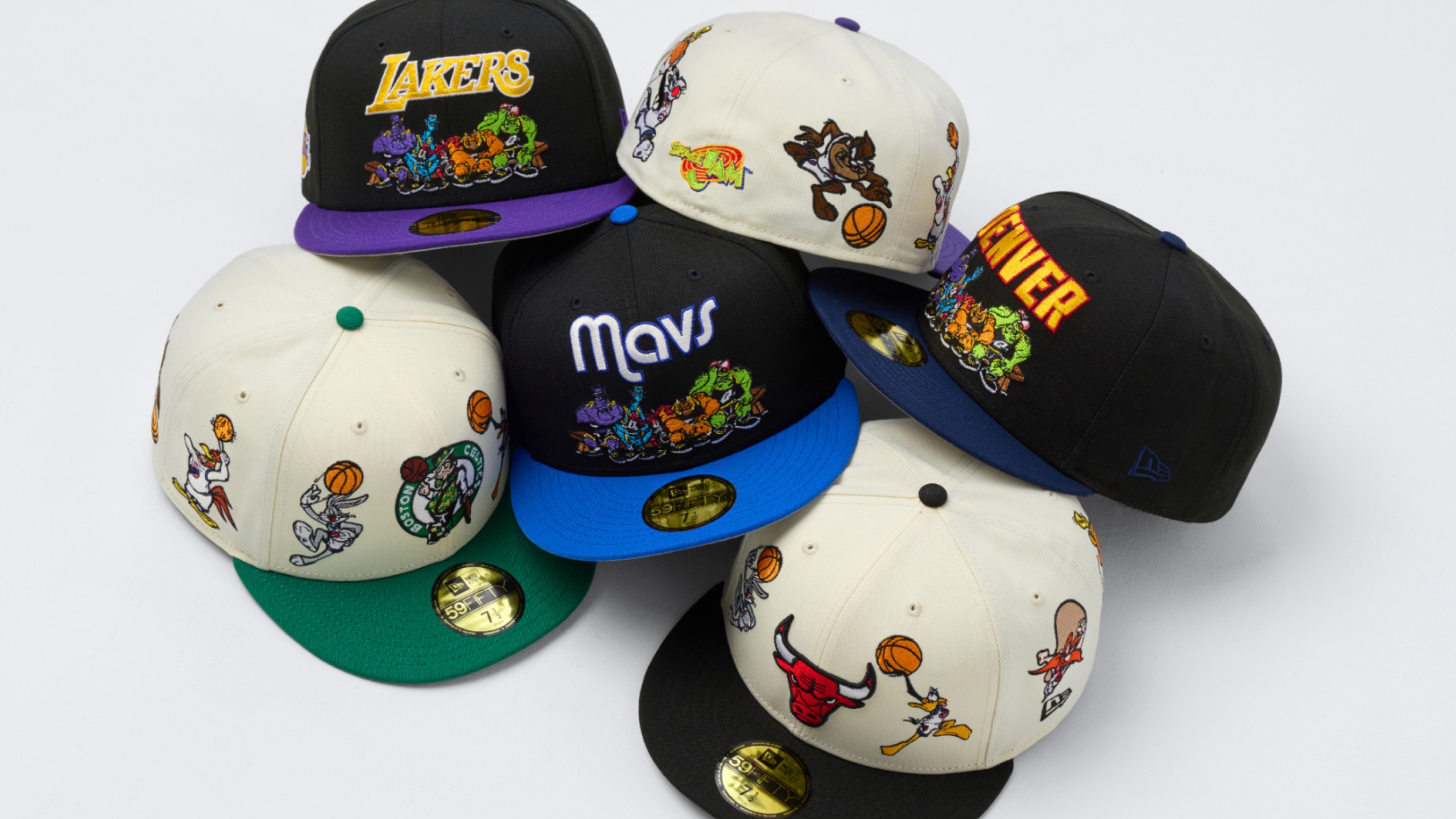 New Era x Space Jam x NBA: la colección que revive los 90 con estilo streetwear