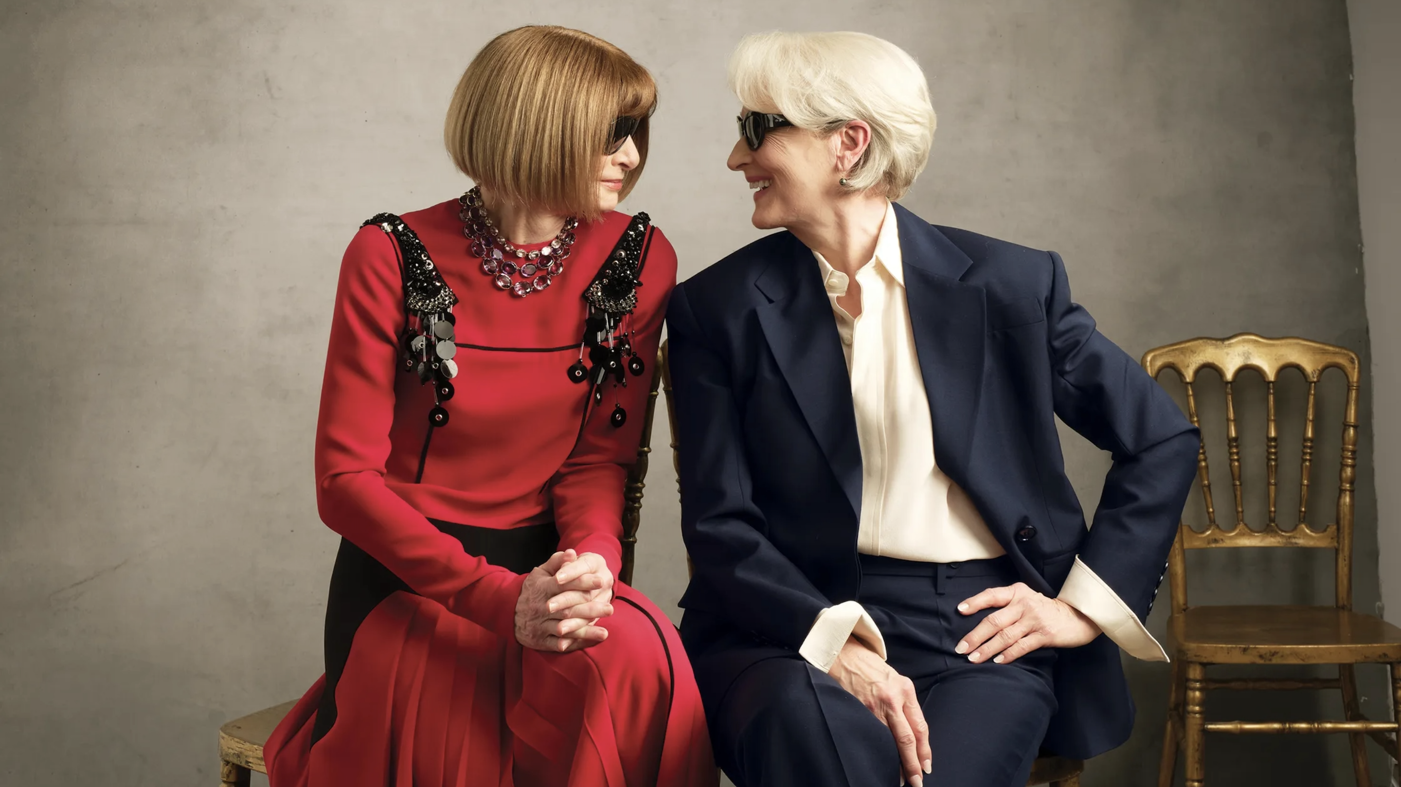 Anna Wintour y Meryl Streep protagonizan la portada más icónica de Vogue