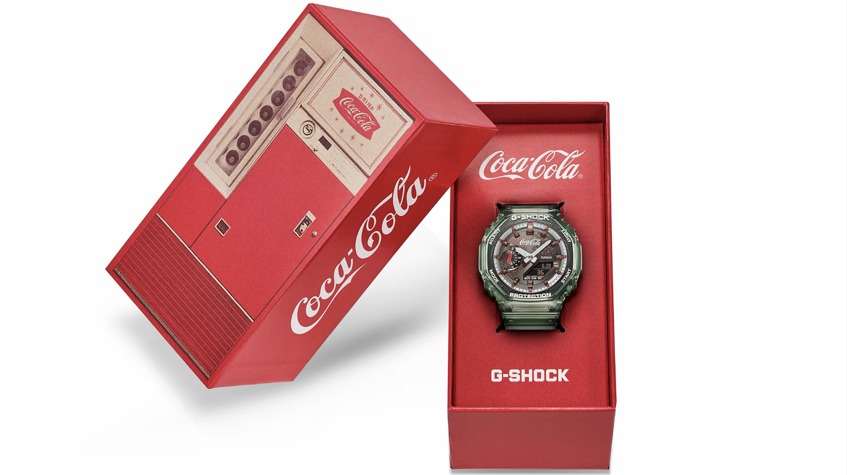 Coca-Cola x G-SHOCK: el reloj inspirado en la icónica botella de vidrio que todo coleccionista querrá