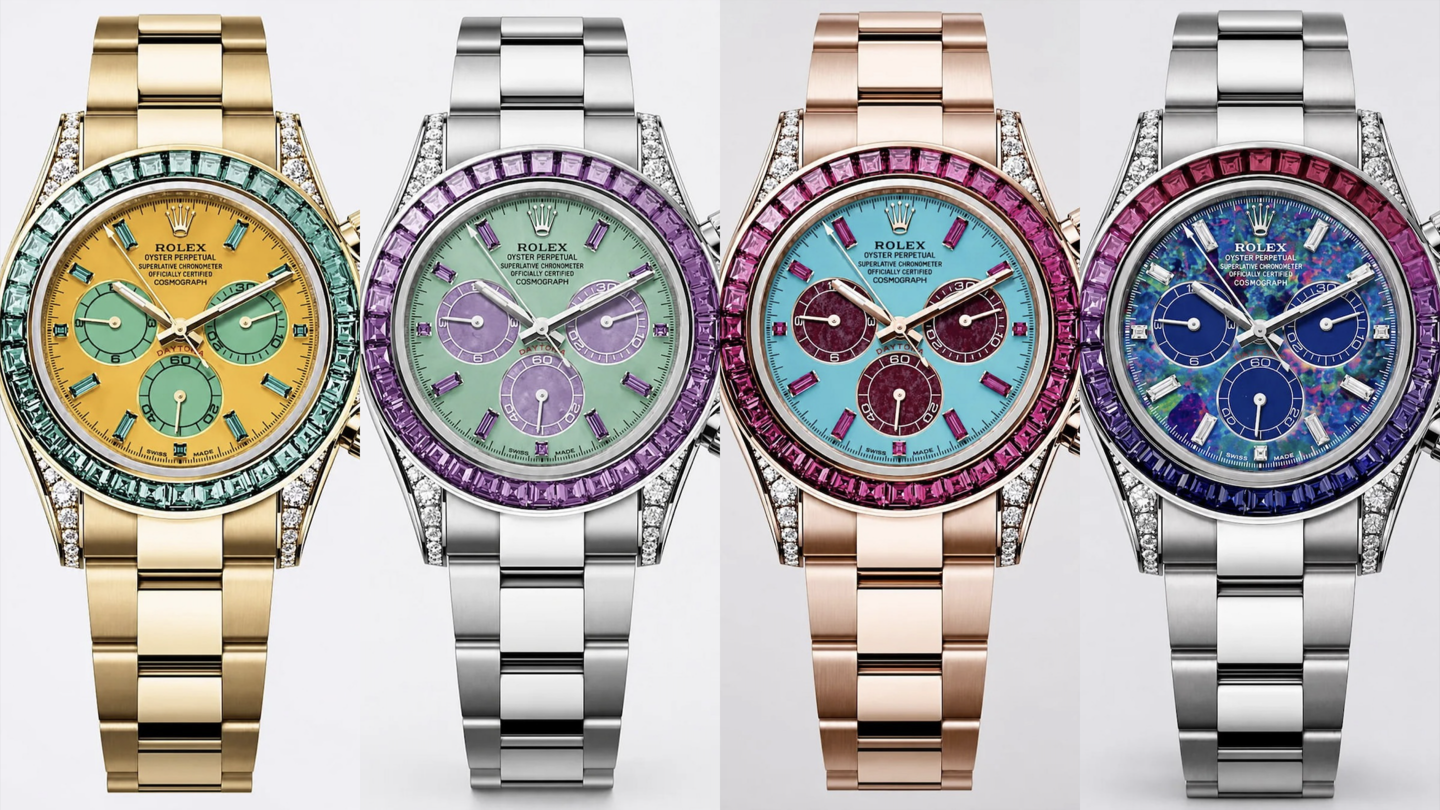 Rolex crea cuatro Daytona con DiCaprio y Federer por una buena causa