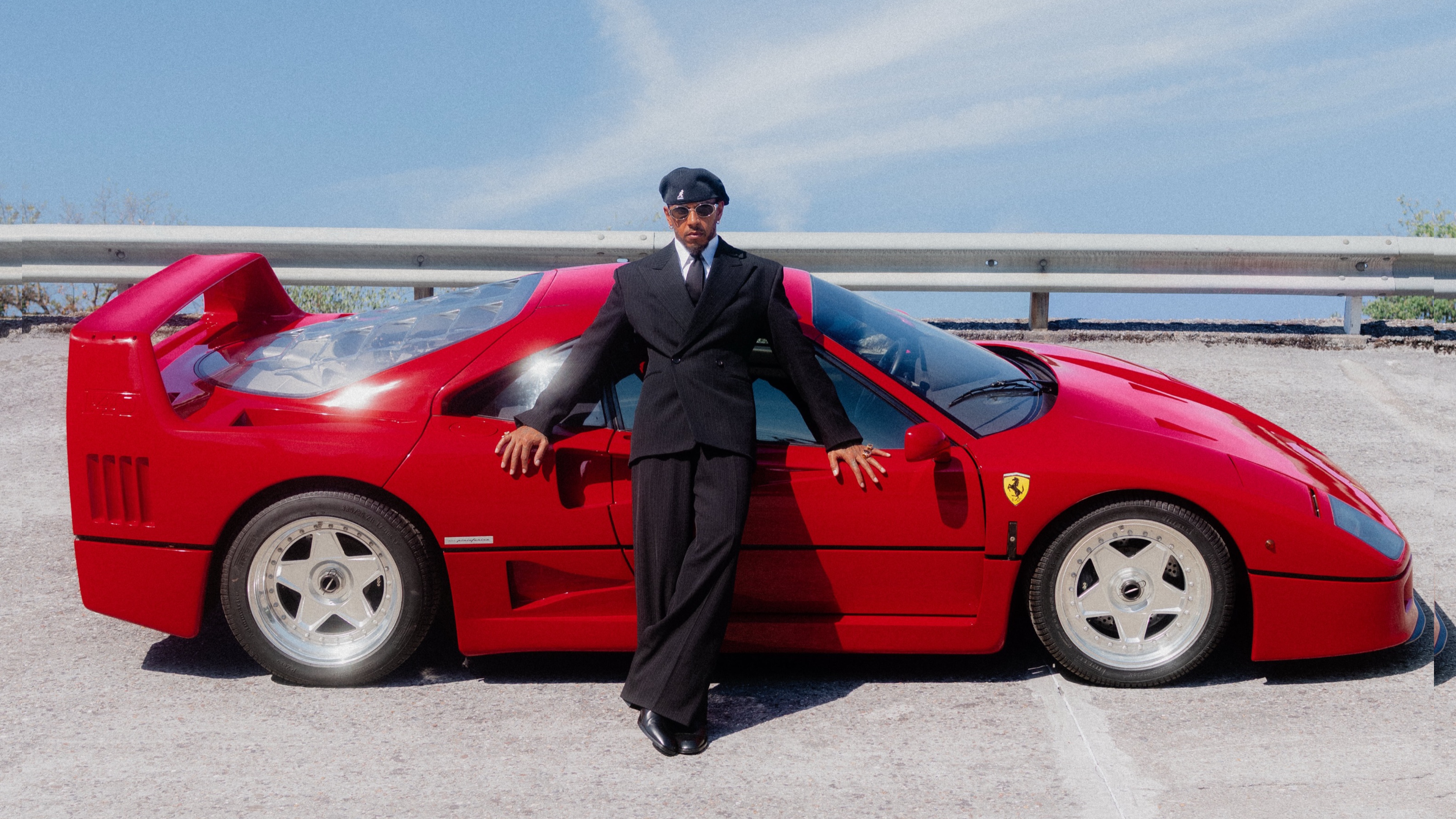 Lewis Hamilton restaura un Ferrari F40 de 1991: una joya que permaneció 30 años guardada